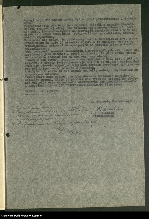 Obraz 10 z jednostki "[Obwody i spółki łowieckie]"