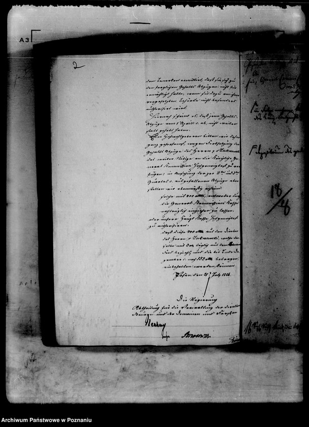 Obraz 7 z jednostki "Die persönlichen Verhältnisse des Geheimen Justizrats und Inspektors der königlichen Generalkommission, Herrn von Zakrzewski."