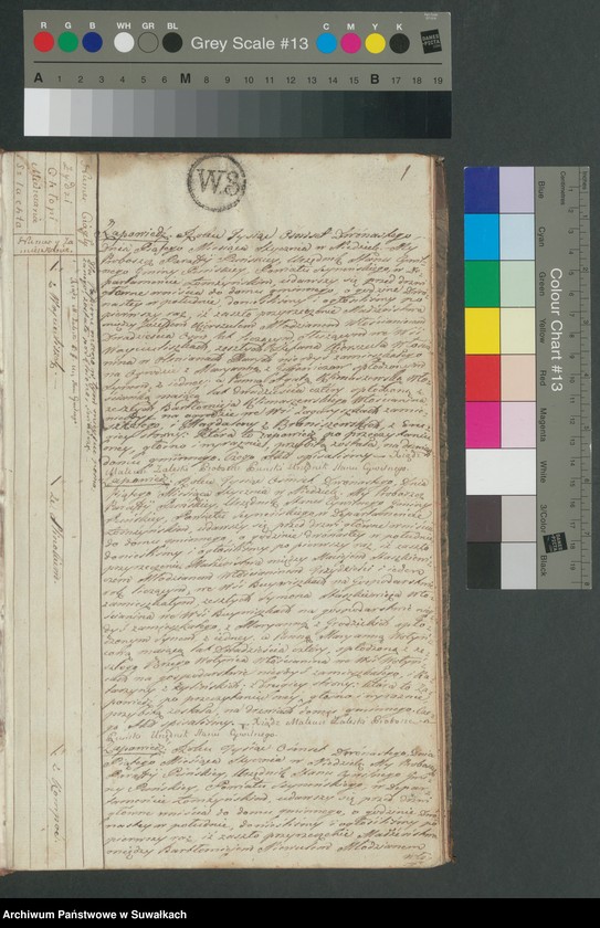 image.from.unit.number "Akta małżeństw gminy puńskiey od 1-go stycznia do dnia ostatniego grudnia 1812 roku."