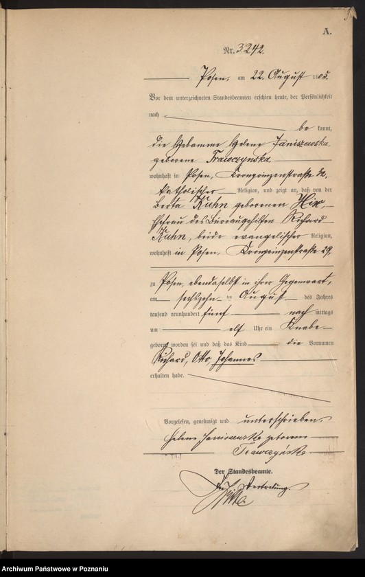 Obraz 5 z jednostki "Księga miejscowa urodzeń tom VII"