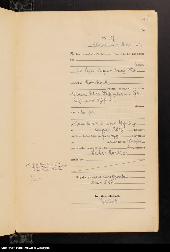 image.from.unit.number "Geburts-Haupt-Register Nr 1 - 96"