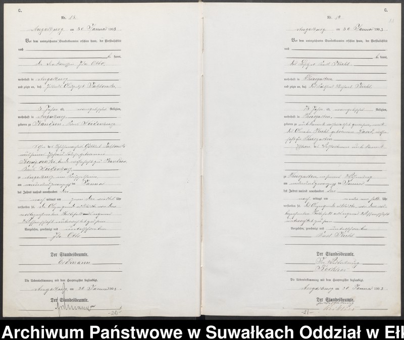 image.from.unit.number "Sterbe-Neben-Register des Preussischen Standes-Amtes Angerburg Kreis Angerburg"