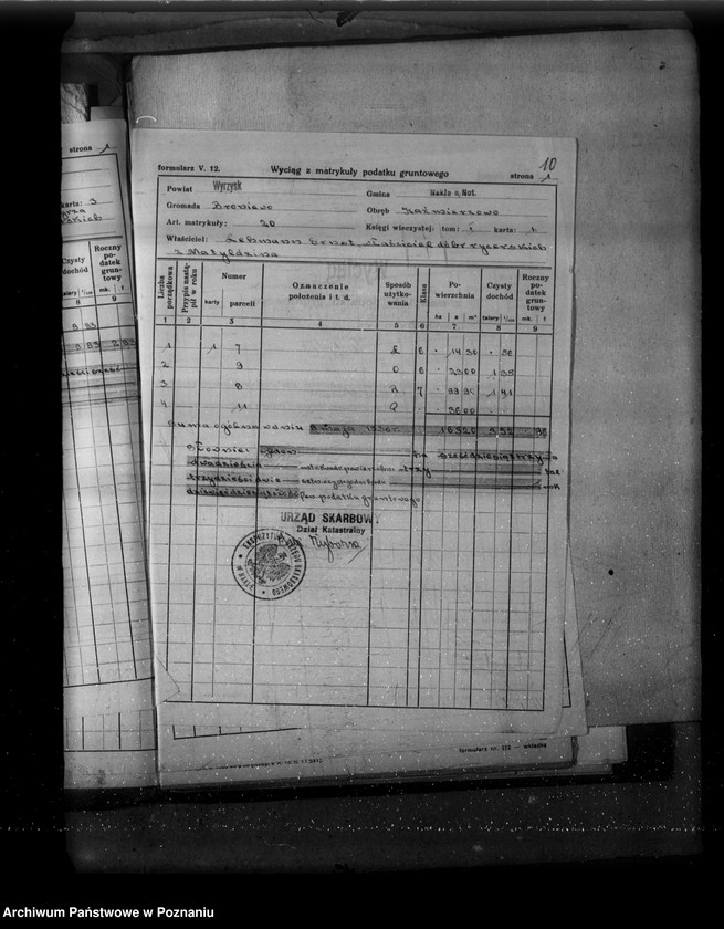 Obraz 14 z jednostki "Zestawienie parcel katastralnych i powierzchni nowego pomiaru"