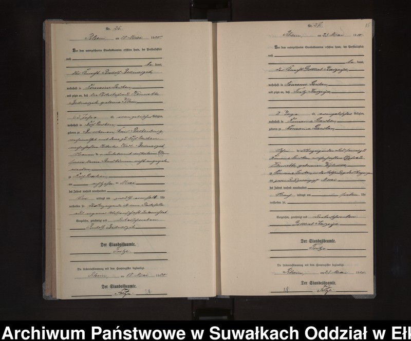 image.from.unit.number "Sterbe-Neben-Register des Königlichen Preussischen Standes-Amtes Orlen Kreis Loetzen"
