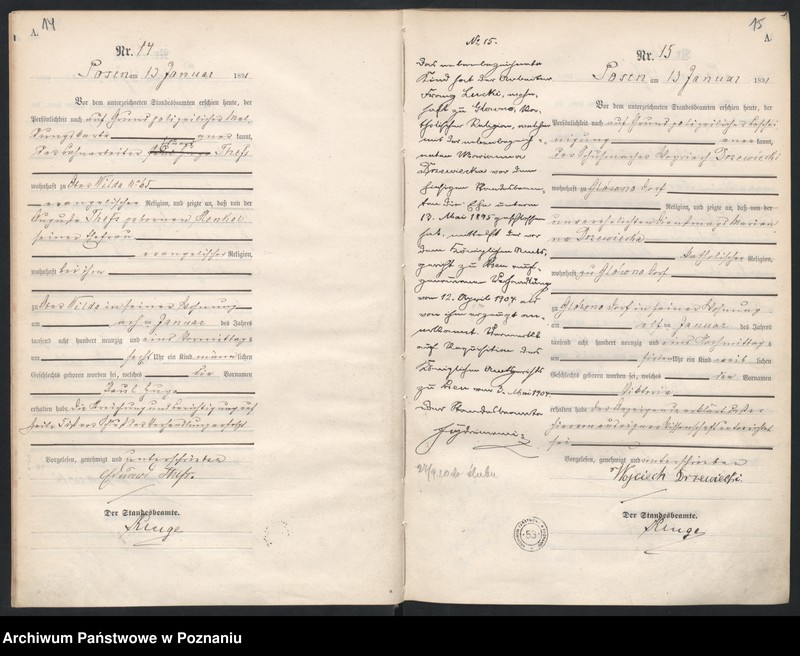 Obraz 10 z jednostki "Księga urodzeń t. I"