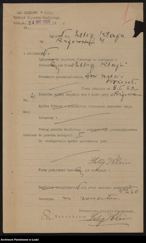 Obraz 3 z jednostki "Zelig Klajn- sprzedaż mebli"