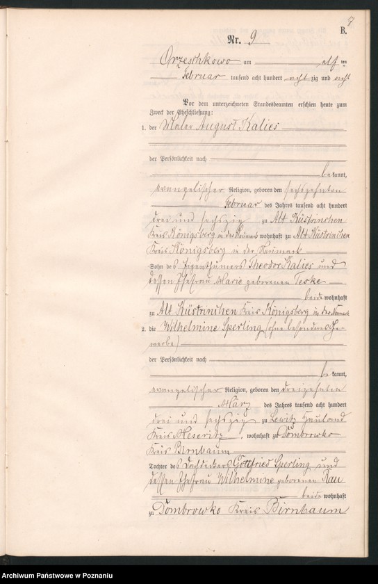 Obraz 20 z jednostki "Księga małżeństw"