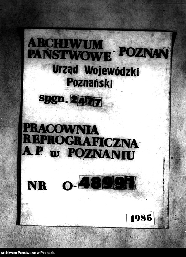 Obraz 1 z jednostki "/Pomiary gruntów drobnych dzierżawców majątku Smaszew powiatu konińskiego"
