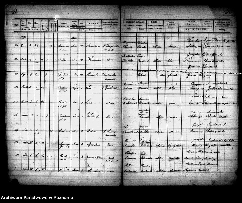 Obraz 12 z jednostki "Księga urodzeń"