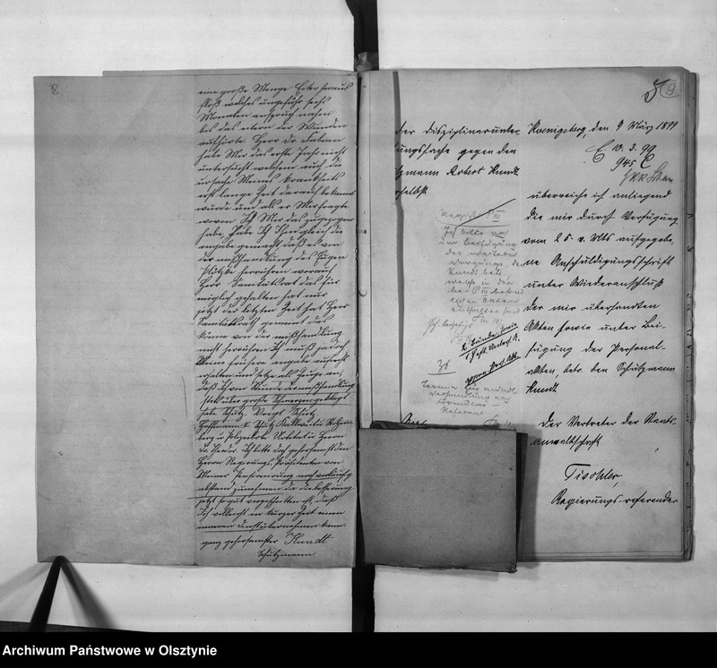 image.from.unit.number "Disciplinar Verfahren wieder den Schutzmann Robert Kundt"