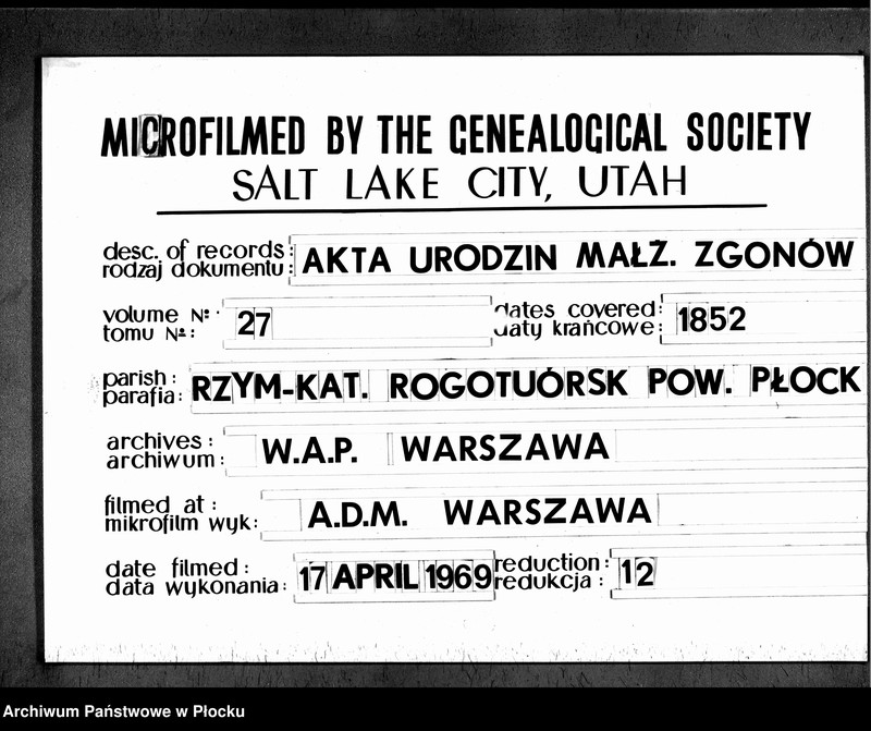 image.from.unit.number "Akta urodzeń, małżeństw i zgonów"