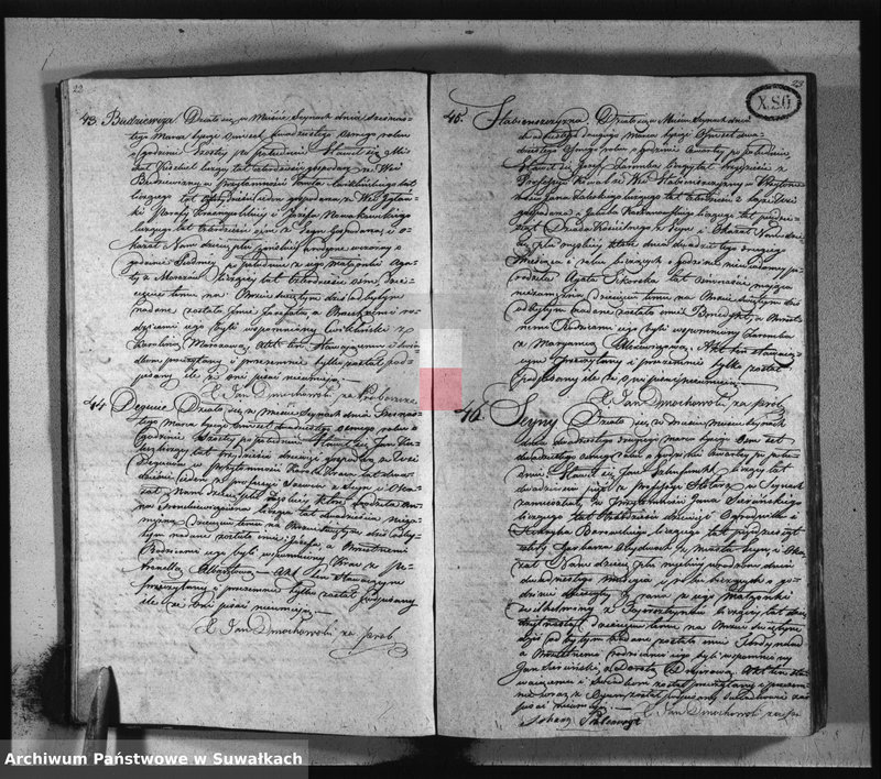 image.from.unit.number "Akta urodzonych, umarłych i zaślubionych w roku 1828 parafij seyneńskiey"