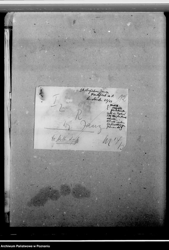 Obraz 17 z jednostki "Janz, Kurt - Bürgermeister in Gnesen"