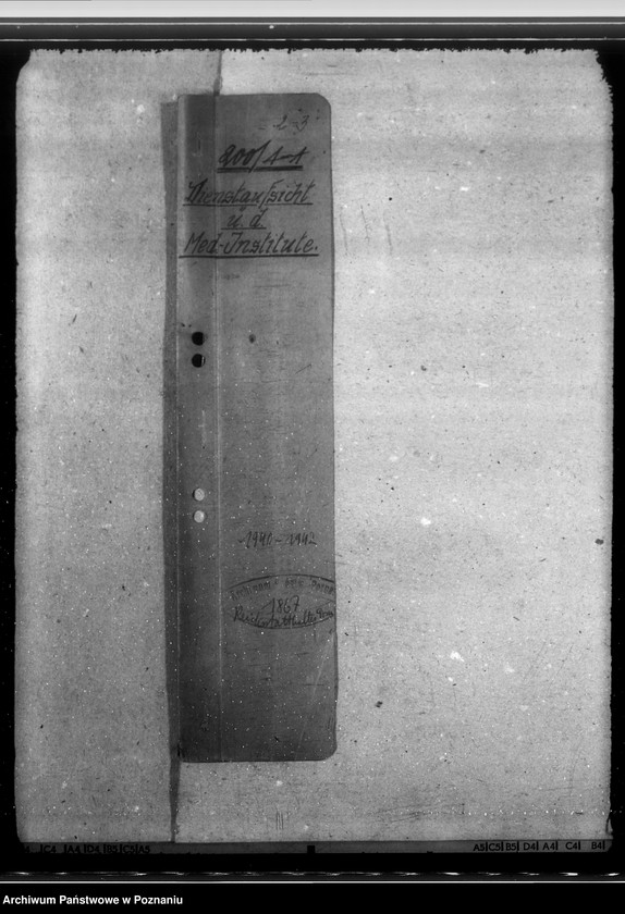 Obraz 4 z jednostki "Dienstaufsicht über die Mediznalinstitute"