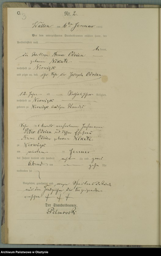 image.from.unit.number "Sterbe-Haupt-Register Nr 1 - 45"