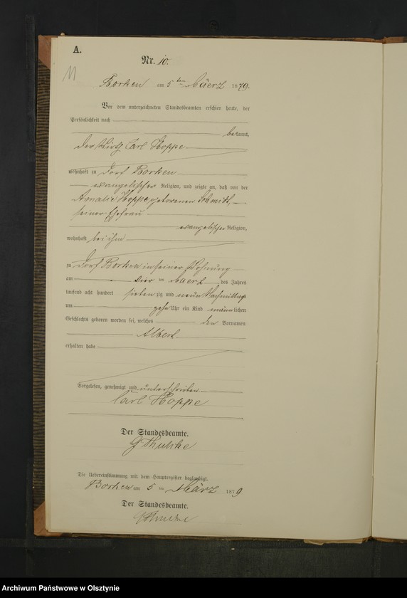 Obraz 13 z jednostki "Geburts-Neben-Register Nr 1 - 39"