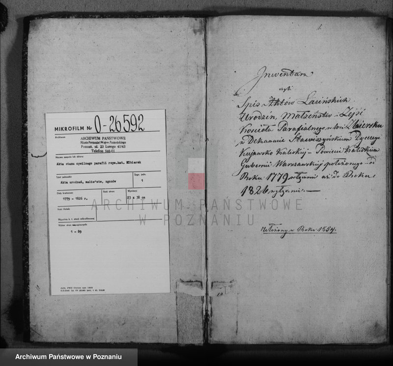 image.from.team "Akta stanu cywilnego Parafii Rzymskokatolickiej w Zbiersku"
