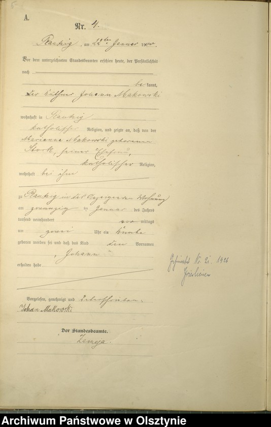 image.from.unit.number "Geburts-Haupt-Register Nr 1 - 41"