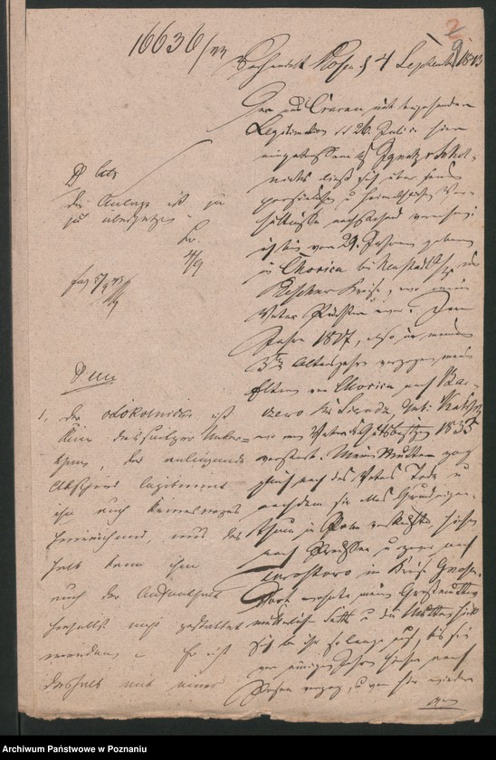 Obraz 15 z jednostki "A. betr. den Vinzent Sobierajski, Ignatz von Sokolnicki, gräfliche Familie Sokolnicki und Michael Graf Soltan"