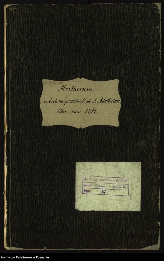 Obraz 2 z jednostki "Księga zgonów"