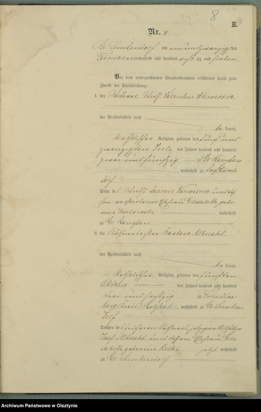 image.from.unit.number "Heiraths-Haupt-Register Nr 1 - 14"