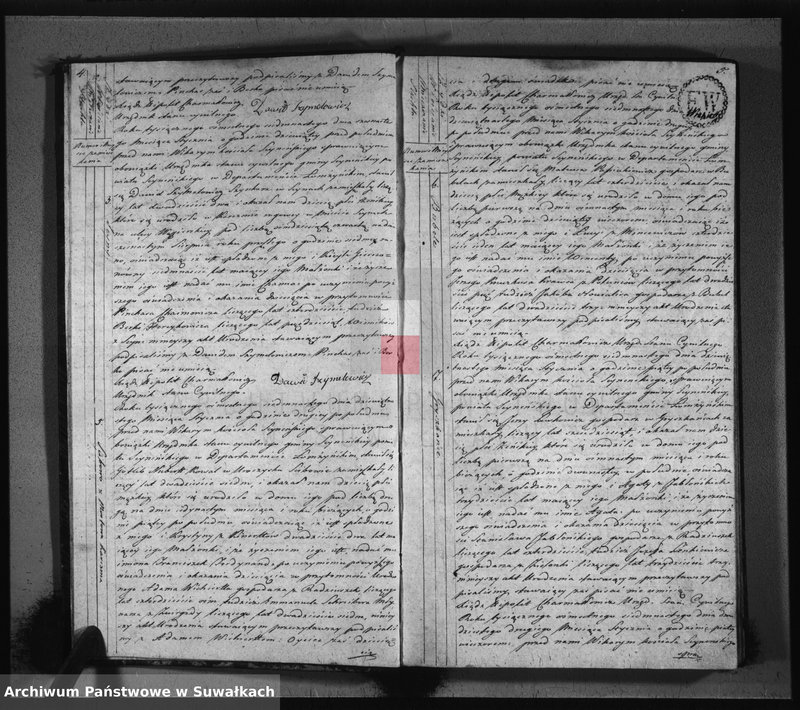 image.from.unit.number "Akta urodzonych stanu cywilnego gminy seyneńskiey od 1-go stycznia 1817 roku."