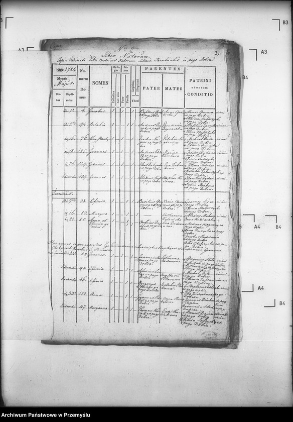 Obraz 6 z jednostki "[Kopie ksiąg metrykalnych parafii Dobra (dekanat Sieniawa)]"
