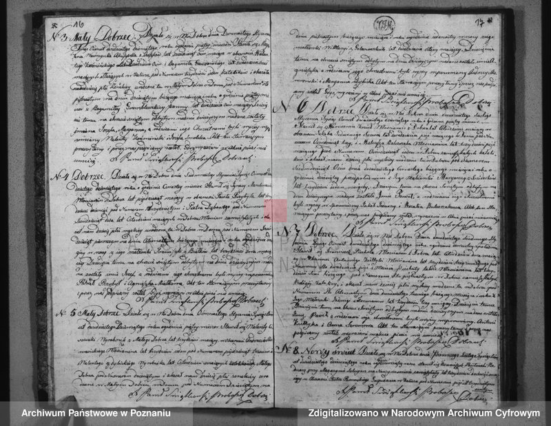 Obraz 20 z jednostki "Duplikat aktów urodzeń, małżeństw i zejścia"