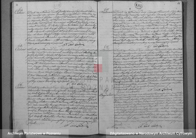 Obraz 15 z jednostki "Akta urodzeń, małżeństw i zgonów"