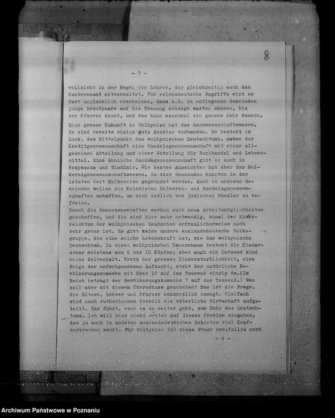 Obraz 12 z jednostki "Materiały dotyczące sytuacji Niemczyzny na Wołyniu, w Galicji i w okręgach białostockim i narewskim"