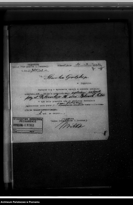 Obraz 11 z jednostki ""Meducofil" wytwórnia catgutu Firma F. Bykowskiego Poznań /zatwierdzenie zakładu/"