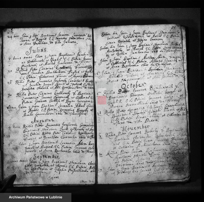 Obraz 17 z jednostki "Liber baptisatorum"