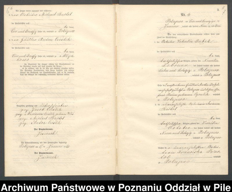 Obraz 6 z jednostki "Księga małżeństw"