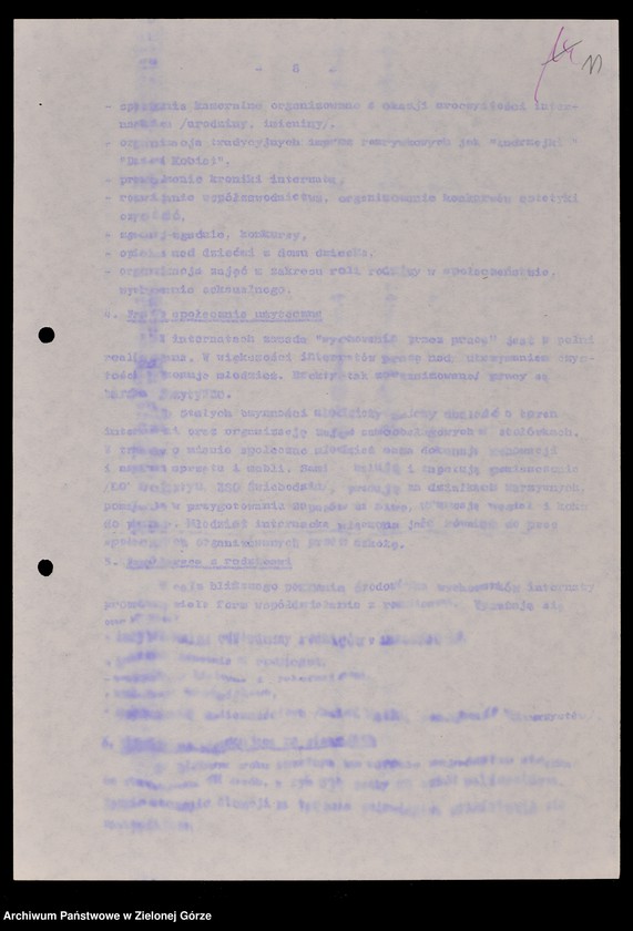 image.from.unit.number "Protokóły z posiedzeń Komisji Wychowania i Oświaty Wojewódzkiej Rady Narodowej w Zielonej Górze; Nr 18 - 24"