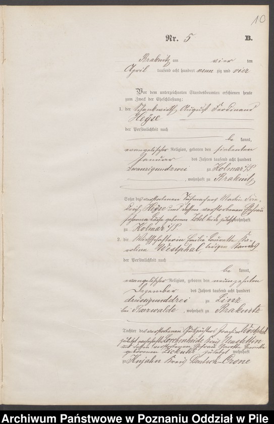 image.from.unit.number "Księga małżeństw"