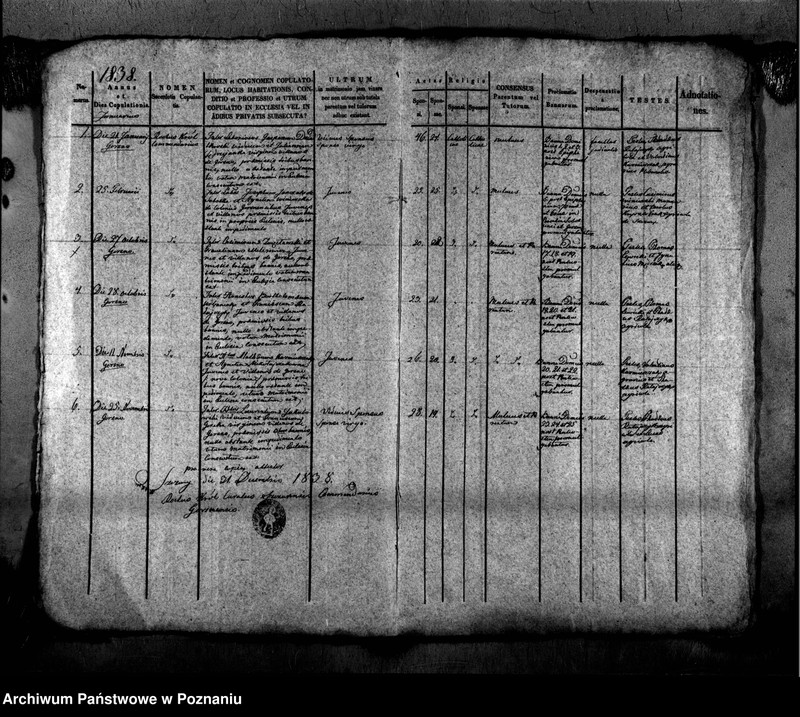 Obraz 7 z jednostki "Duplikat urodzonych, zaślubionych i zmarłych"