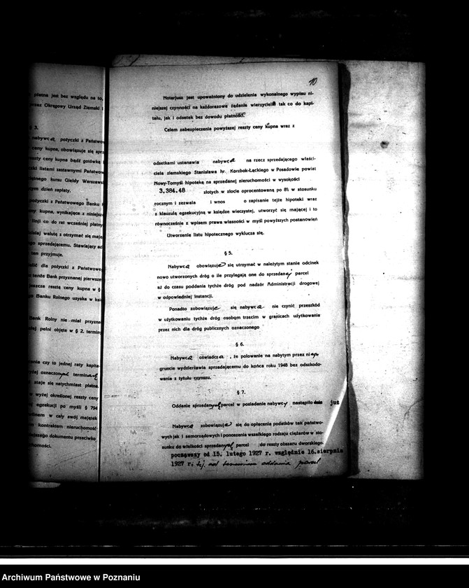 Obraz 14 z jednostki "/Kontrakty notarialne sprzedanych gruntów w drodze prywatnej parcelacji Posadowo/"