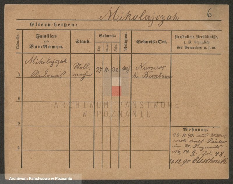 Obraz 8 z jednostki "Mikołajczak (żonaci i wdowy)"