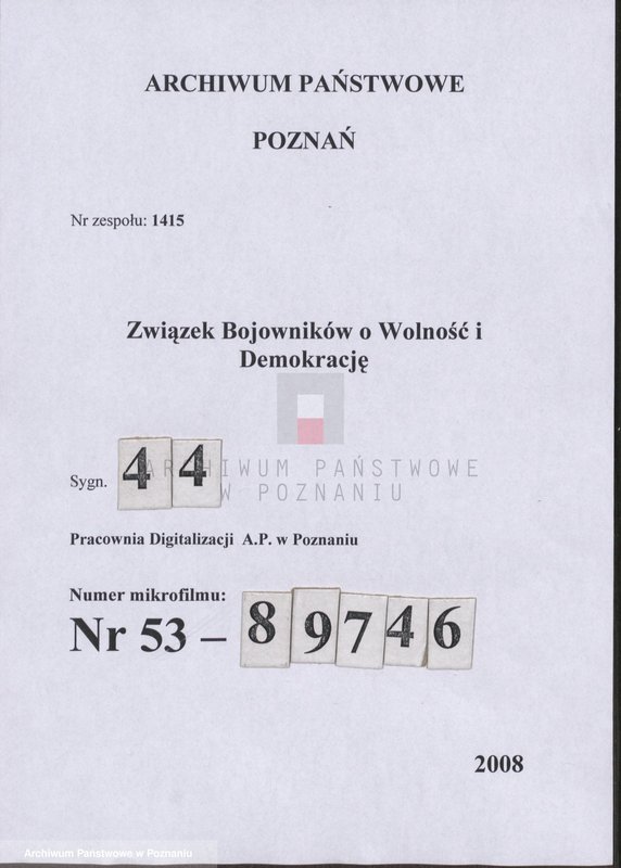 Obraz 1 z jednostki "Sprawozdanie z działalności Rzecznika Okręgowego Sądu Koleżeńskiego za okres od 1.l. - 30.Vl.1971 roku - 1973 roku"