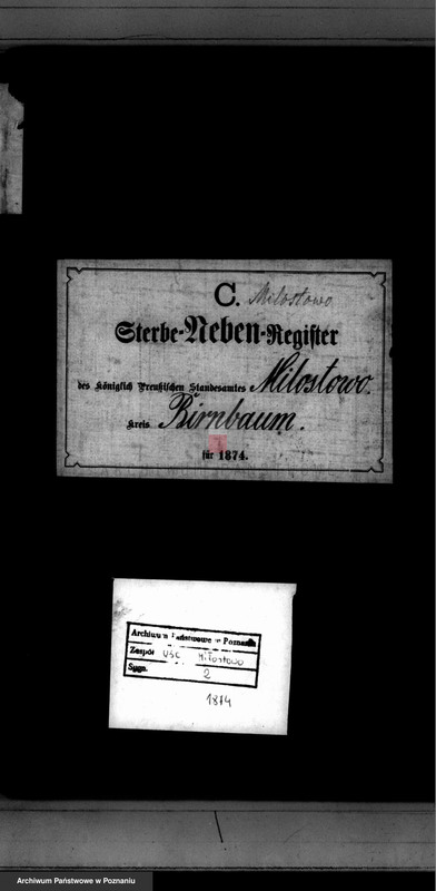 Obraz 1 z jednostki "Księga zgonów"