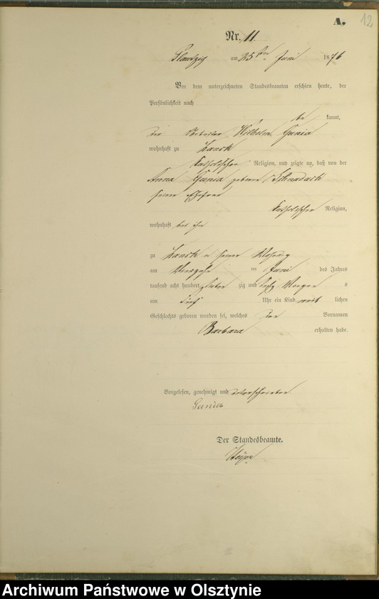 image.from.unit.number "Geburts-Haupt-Register Nr 1 - 21"