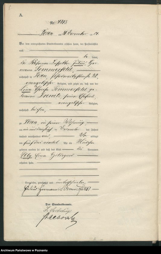 Obraz 11 z jednostki "[Księga urodzeń t. VIII]"