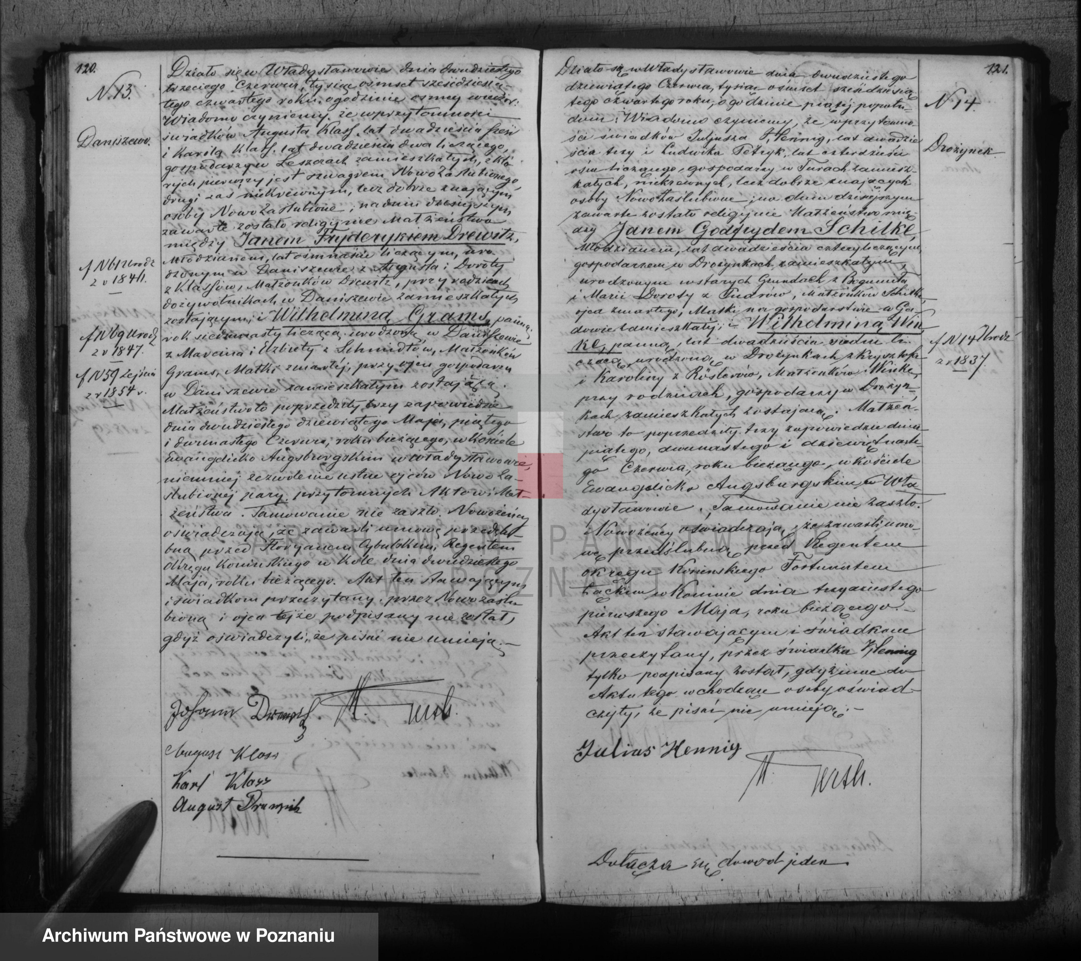 Skan z jednostki: Księga małżeństw