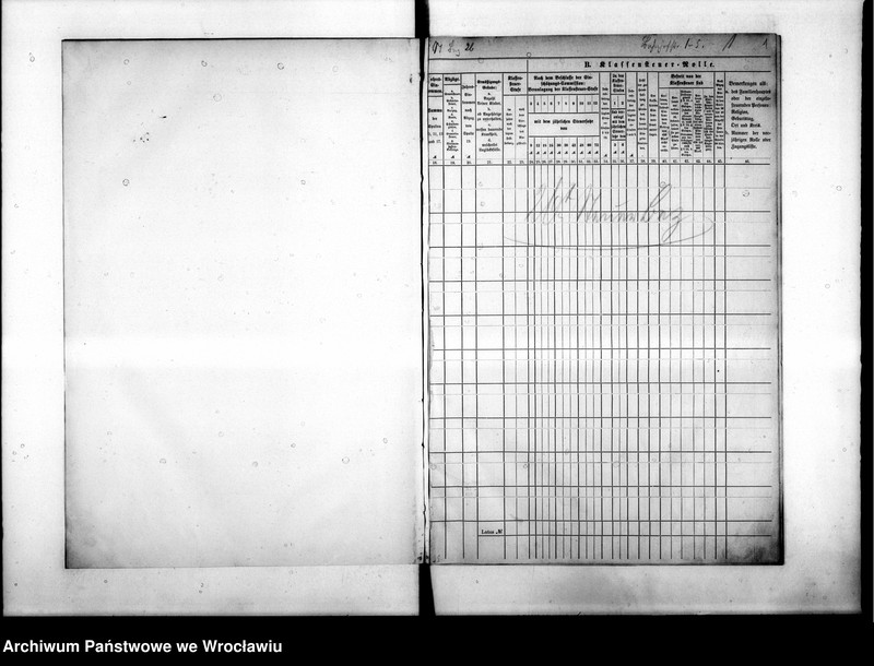 image.from.unit.number "Klassensteuerrolle nebst Eikommens - Nachweisung"
