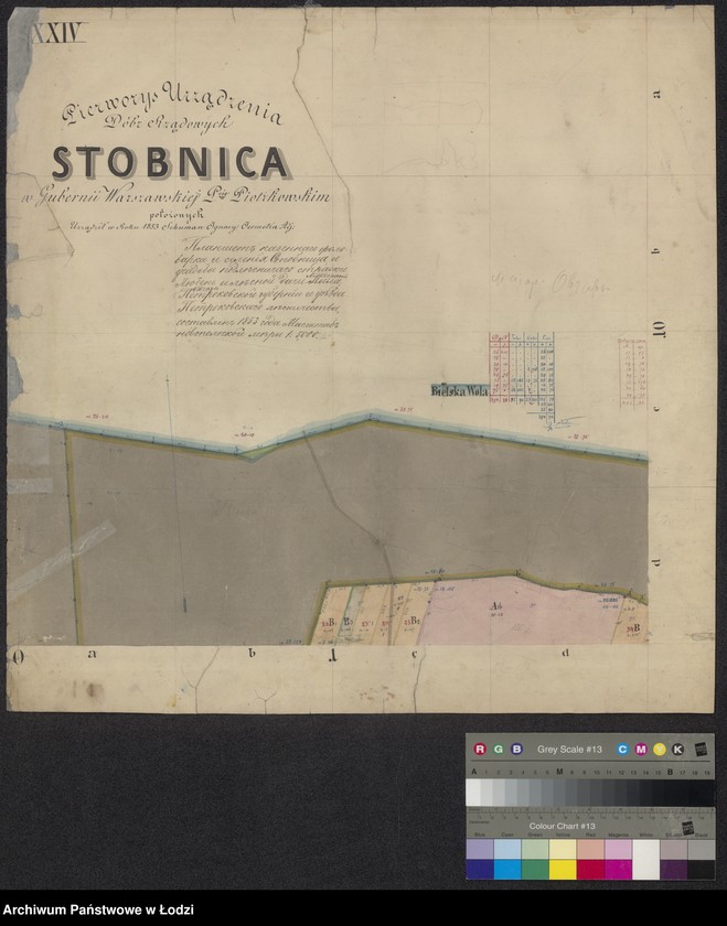 Obraz 3 z jednostki "Pierworys Urządzenia Dóbr Rządowych Stobnica ..."
