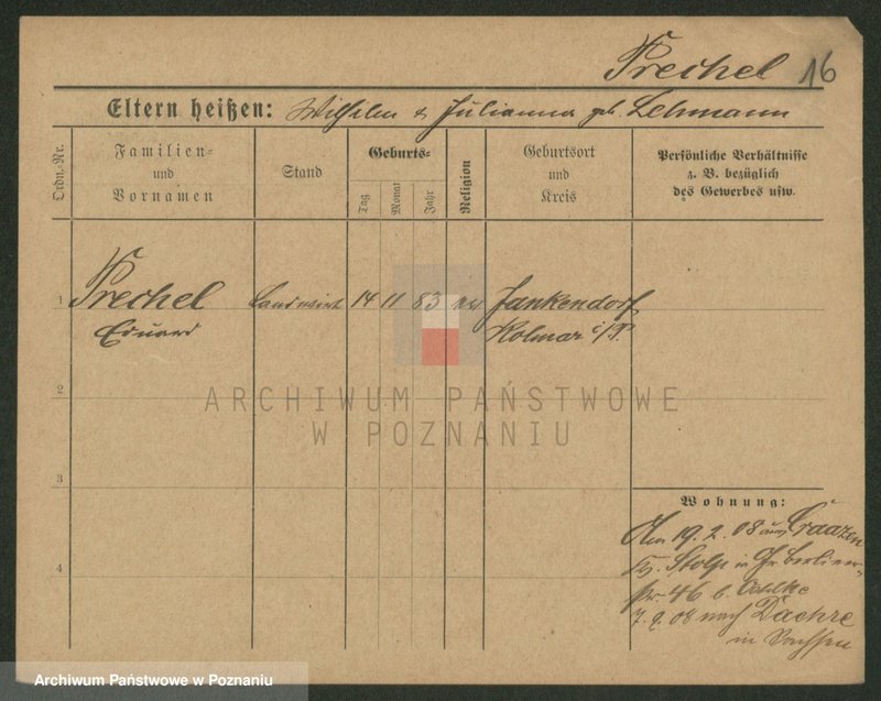 Obraz 18 z jednostki "Prebel - Preuss (żonaci - samotni mężczyźni)"