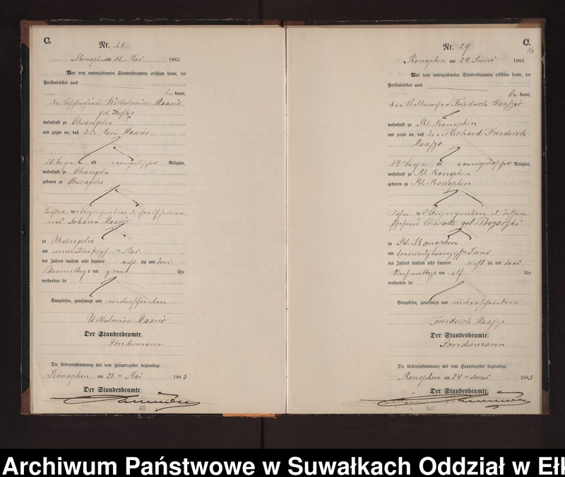 image.from.unit.number "Sterbe-Neben-Register des Preussischen Standes-Amtes Gr. Konopken Kreis Loetzen"