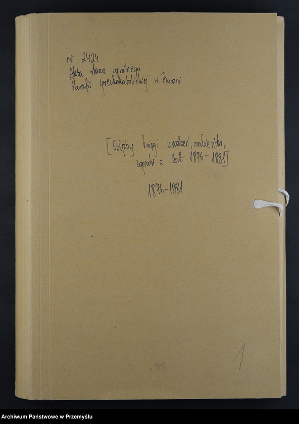 image.from.unit.number "[Odpisy księgi urodzeń, małżeństw, zgonów z lat 1876-1881]"