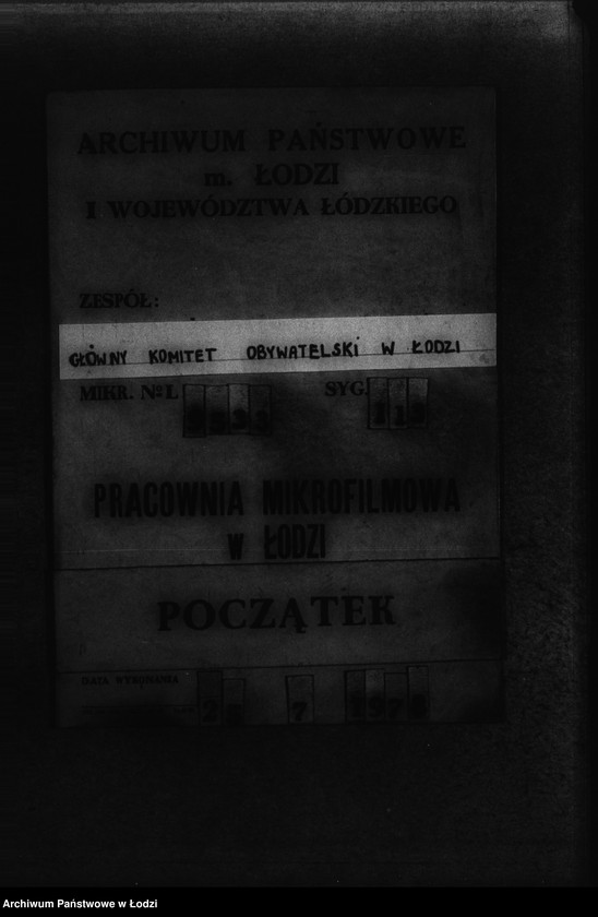 Obraz 1 z jednostki "Dokumenty dotyczące władz niemieckich [drzewo]"