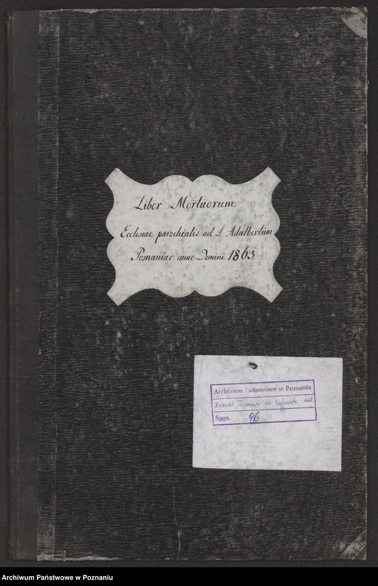 Obraz 1 z jednostki "Księga zgonów"